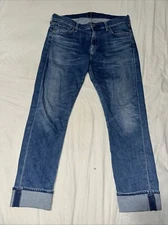 Citizens Of Humanity Jazmin Ankle Cuffed Slim Straight Mid Rise Jeans 29w