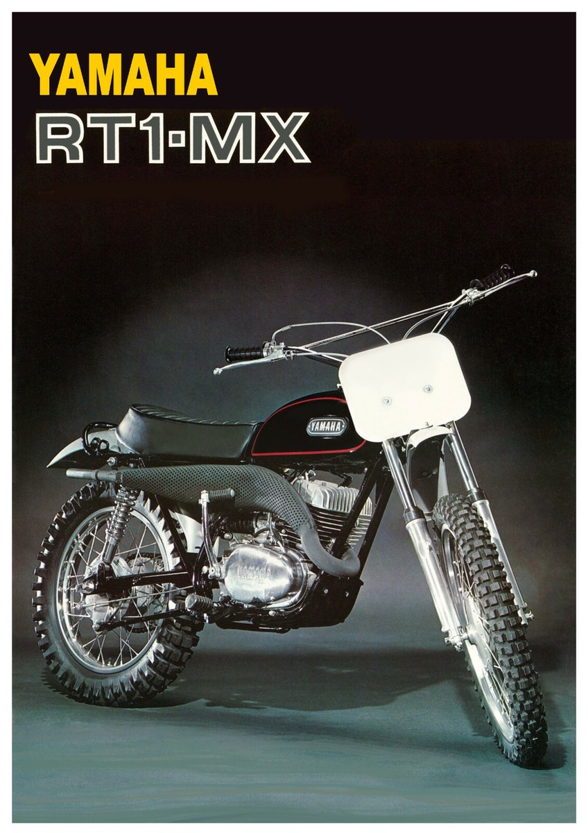 1971 YAMAHA RT1MX RT1-MX 360 VMX Poster | Paper | New Zealand