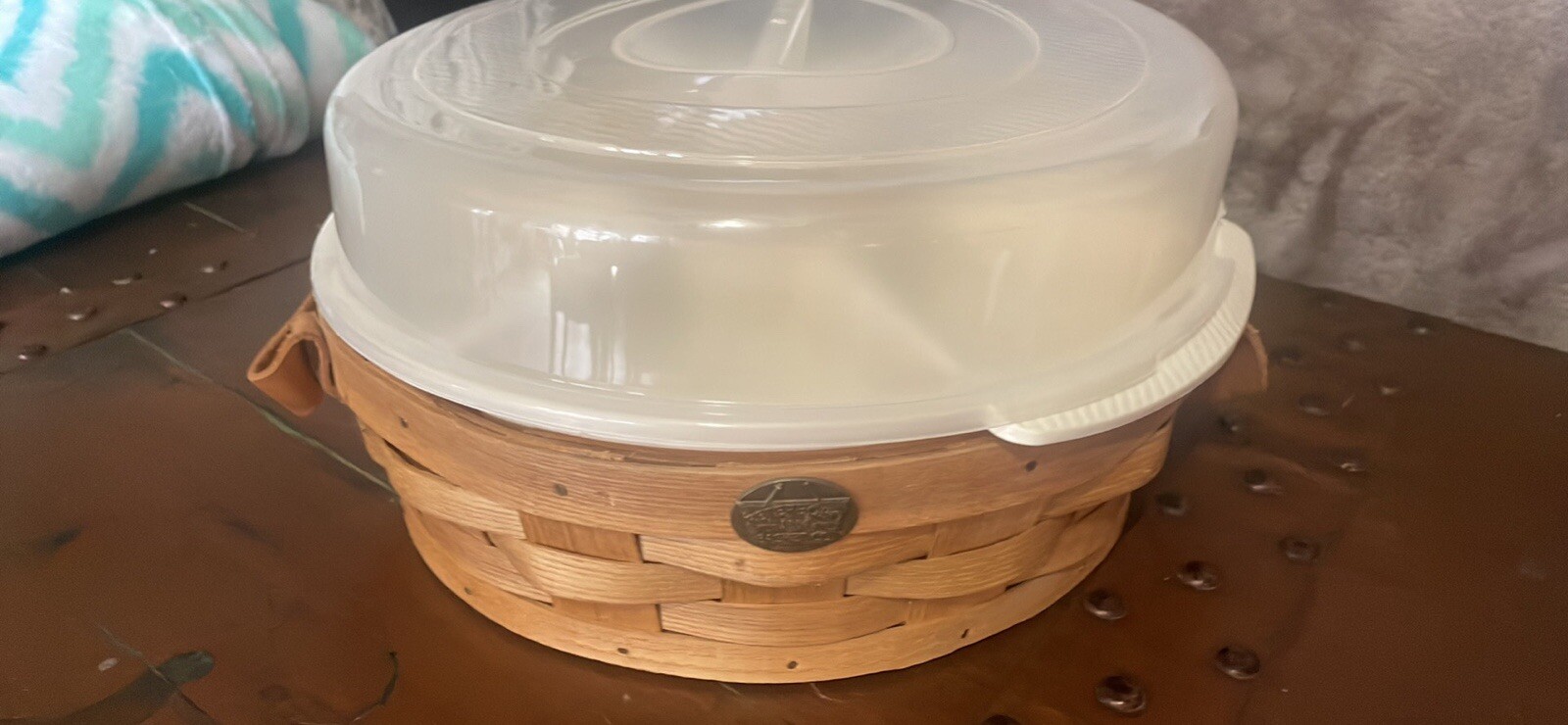 Peterboro Basket with Tucker Insert & Lid – Snack Tray for Veggies & Dip