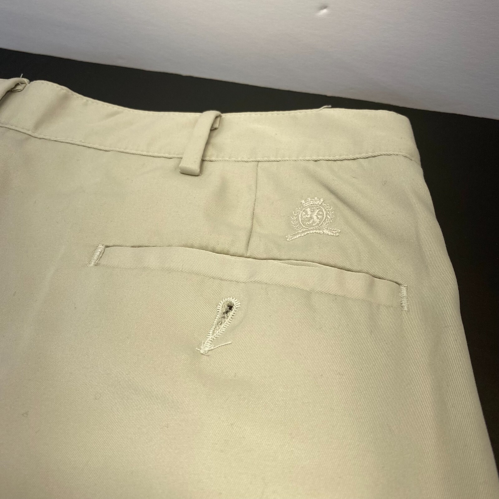 Vintage 90s Tommy Hilfiger Mens Size 38x30 Dress Pants Beige casual thumbnail 5