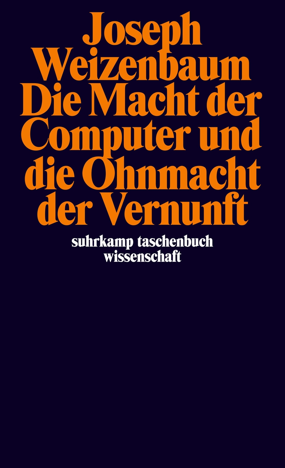 Thumbnail - Die Macht Der Computer Und Die Ohnmacht Der Vernunft