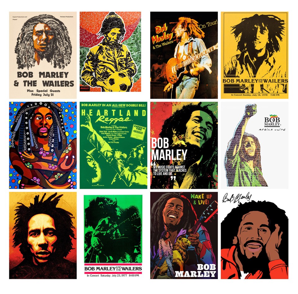 2026 Wall Calendar 12pg BOB MARLEY Vintage Music Posters 1004 EBay S L960 