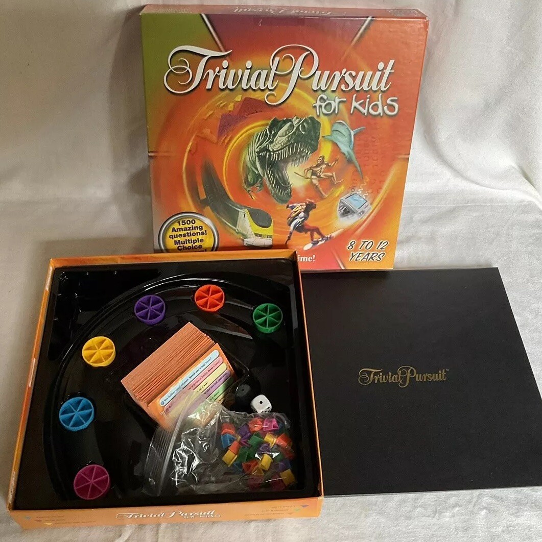 Family “Trivial Pursuit For Kids” Board Game, Parker/Hasbro, 2011 Edition