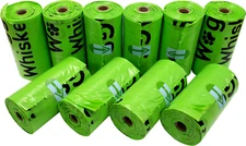 DOG PET WASTE BIODEGRADABLE  POOP BAGS UNSCENTED REFILL ROLLS