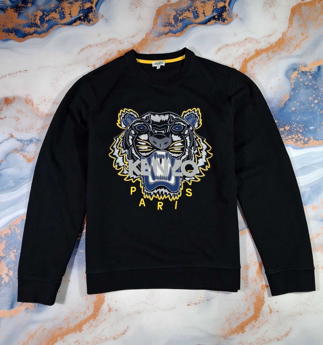 ★韓国の人気★【KENZO】★PARIS LOGO PRINT SWEATSHIRT★ Size M - Sweatshirt Kenzo Paris Big Tiger Logo Hoodie