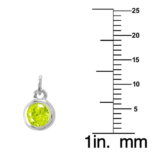 Collier breloque étoiles précieuses en argent sterling « Love You » et pierre de naissance - Photo 8/39