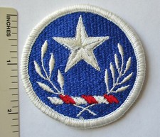 Original TEXAS US ARMY NATIONAL GUARD STATE Merrowed Edge