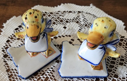 Waddle's Restaurant Duck Salt & Pepper Shakers. VTG. Portland Oregon. Japan. - Picture 2 of 8