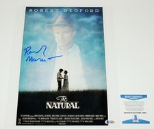 COMPOSER RANDY NEWMAN SIGNED 'THE NATURAL' 11x14 MOVIE PHOTO BECKETT COA BAS
