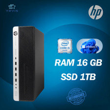 PC DE BUREAU HP 800 G3 SFF INTEL I5 RAM 16 Go SSD 1TB WIN 11 PRO RECONDITIONNÉ