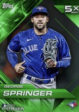 [DIGITAL] Topps Bunt - George Springer - Postseason Base 23 S1 -  Green