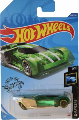 Hot Wheels Lindster Prototype, [Green] 136/250 X-Raycers 1/10