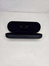 Oakley Sunglasses Clam Shell Hard Case Black Felt Lining Fits Glasses 6"x 2"