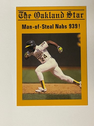 RICKEY HENDERSON Baseball Cards ***You Pick*** HOF Revised 5/16 - Picture 75 of 185