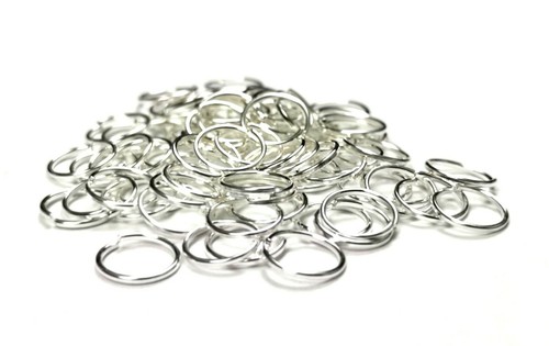 Split Ring Jump Ring Keyring Findings Making Craft Art Single Double Loop Metal - Picture 7 of 21