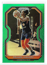 2021 Prizm WNBA Green Prizm #18 Briann January Connecticut Sun Arizona State