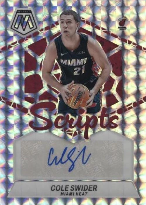 2023-24 Panini Mosaic - Cole Swider #MS-CSH