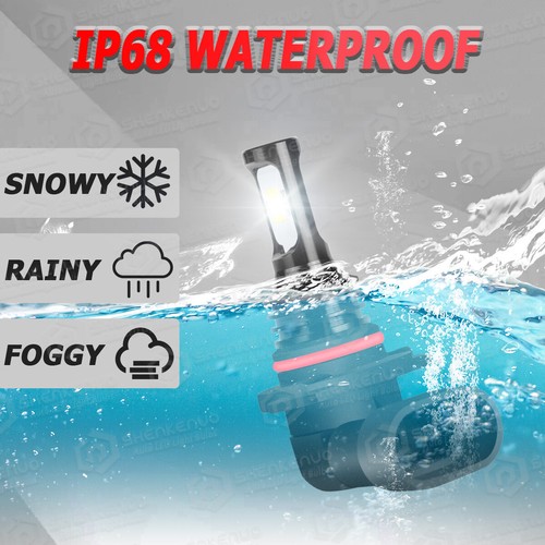 For Toyota Corolla 09-2013 LED Headlight & Fog Light Bulbs Kit H11 9005 6000K - Picture 4 of 12