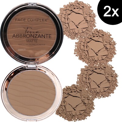 Terra bräunzante Matte Make up Gesicht Skin Bronzing Powder Face Complex 2x