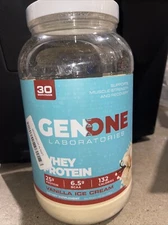 GenOne Whey Protein Powder Isolate, 25g Protein and 565g BCAAs per Serving