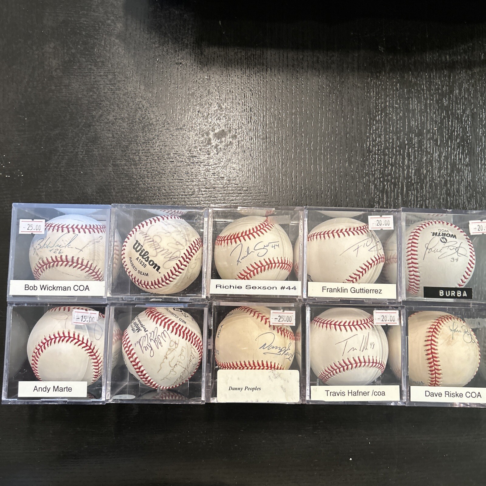 Lot Of 10 Vintage Signed Baseballs eBay