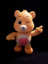 CARE BEARS INTERACTIVE TENDERHEART BEAR TALKS LIGHTS 5" battery operated
