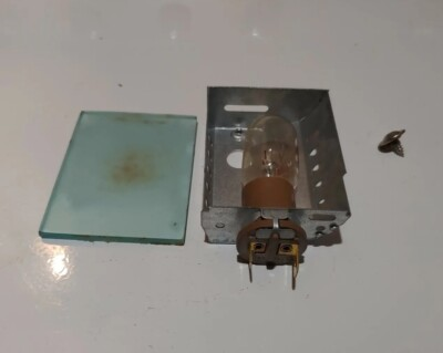 #ad Ronco Showtime Rotisserie 4000 REPLACEMENT PART Bulb Light Assembly amp; Glass $16.95
