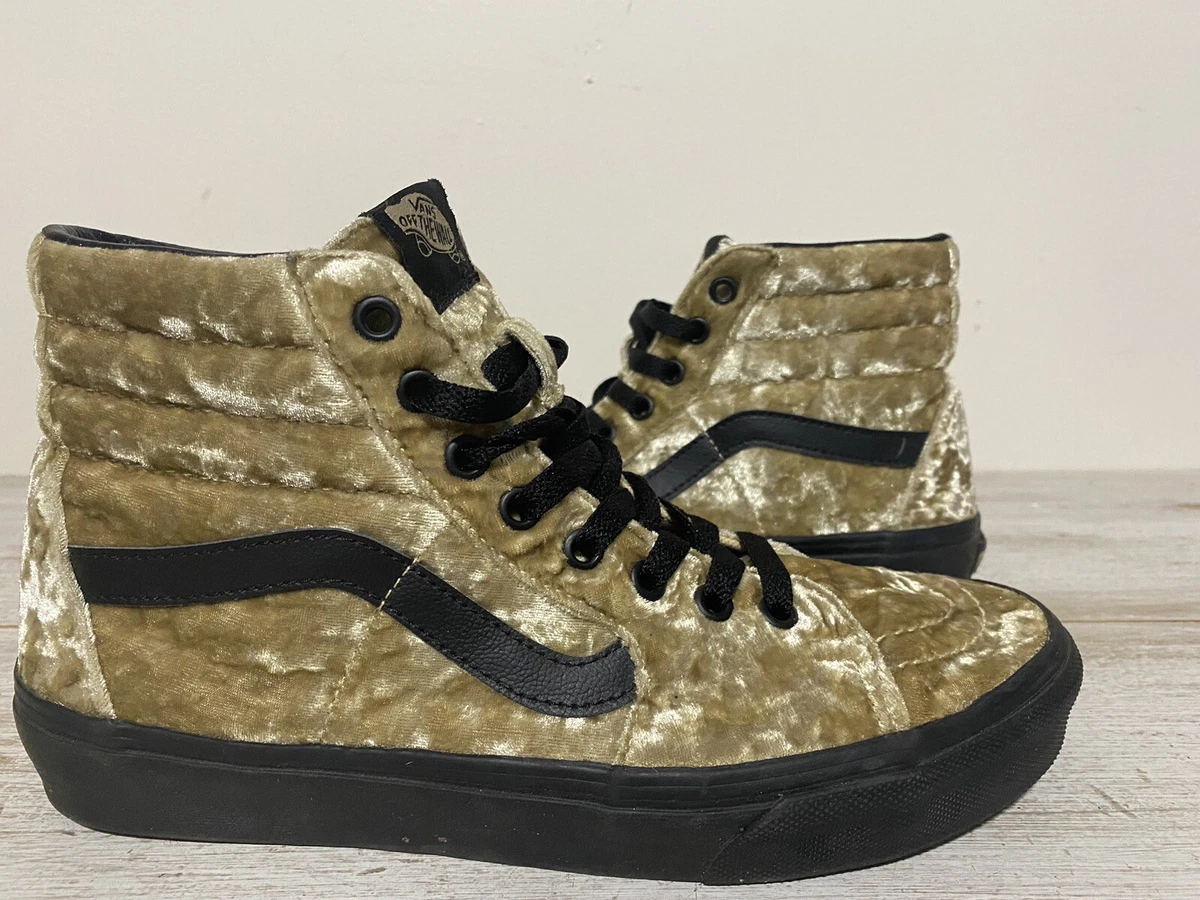 vans sk8 hi mens gold