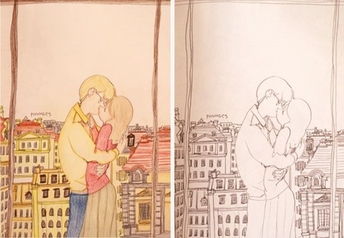 Love Is : Comfortable and Lovely Coloring Book by Puuung Grafolio Korean - Picture 7 of 7