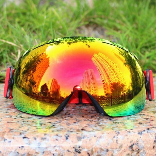 Full Color Light Ski Goggles Double Lens Layers Anti Fog Big Ski Mask Glasses - Picture 6 of 8