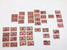 Lot Of 43 US Parcel Post Stamps Used