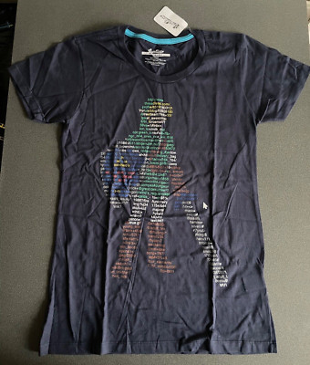 Threadless T-Shirt Damen / Girly - Größe M / Medium - Farbe Navy - URL LINK -