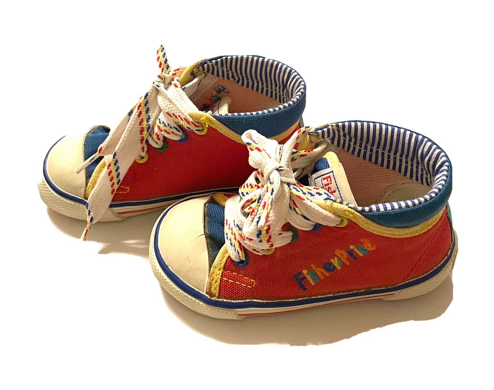 Vintage Fisher Price Toddler CANVAS Sneakers Size… - image 1