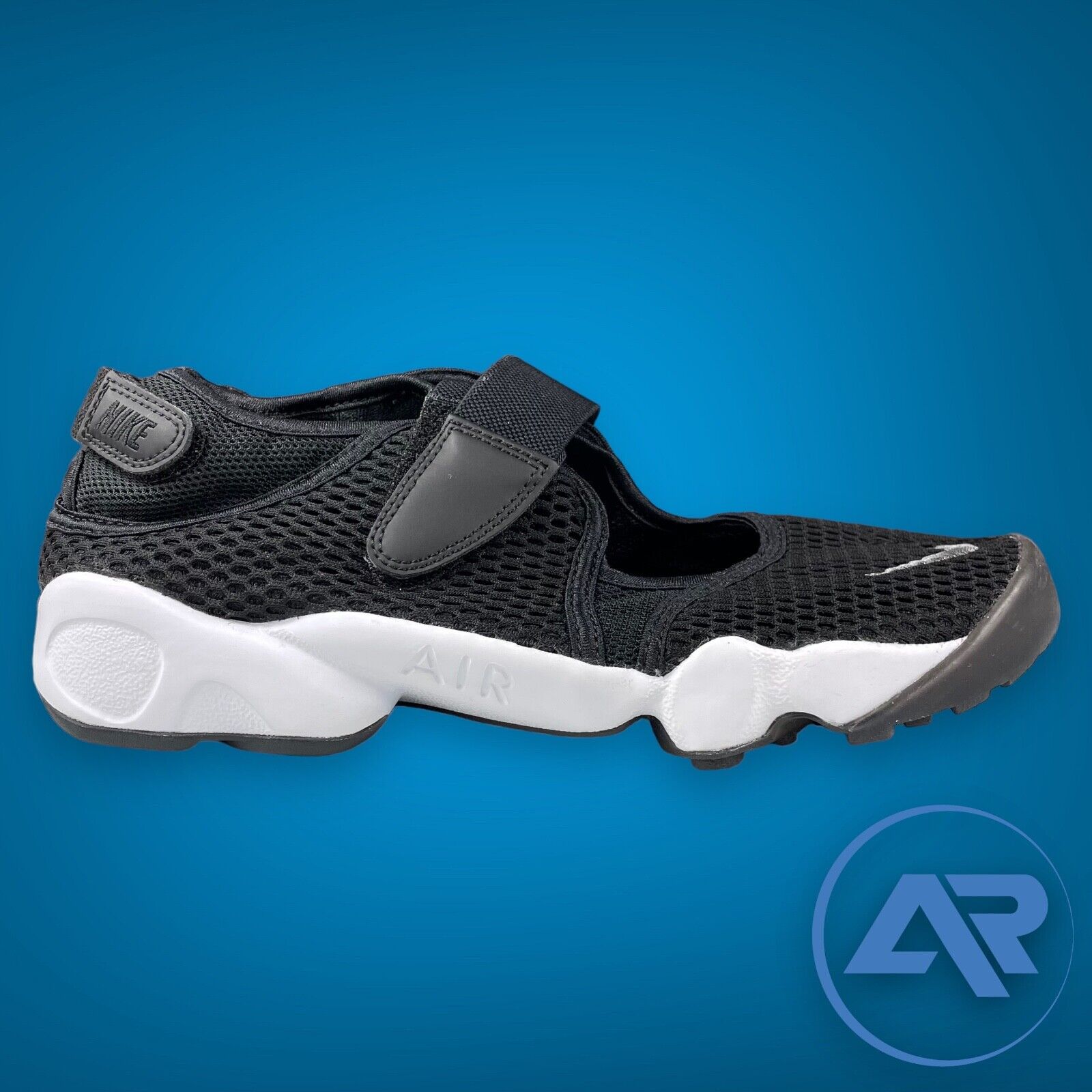 NEW NIKE Air Rift BR Aqua Shoes Black White Women's Size 10 848386-001 820652394803 | eBay