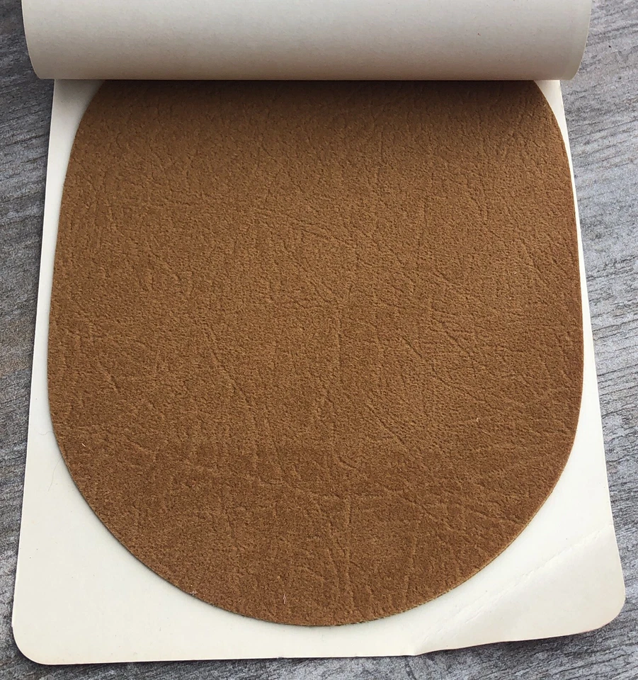 VTG Dritz Smith Suede Look Fabric Elbow Patches Cork Brown 4 3/4" x 6 5/8" 25 pr - Image 4 of 4