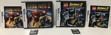 Nintendo DS 2 Game Lot: LEGO Batman 2: DC Super Heroes and Iron Man 2 ! CIB ! 🔥