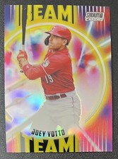 Joey Votto 2022 Stadium Club Chrome Beam Team Refractor BT-17 - Cincinnati Reds