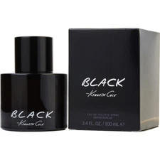 Kenneth Cole Black Men 3.4 OZ 100 ML *Eau De Toilette* Spray Nib Sealed