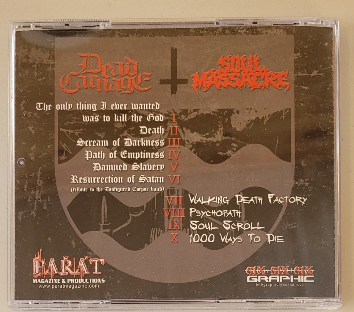 Dead Carnage Soul Massacre 1000 Ways To Die New CD Death Metal | eBay