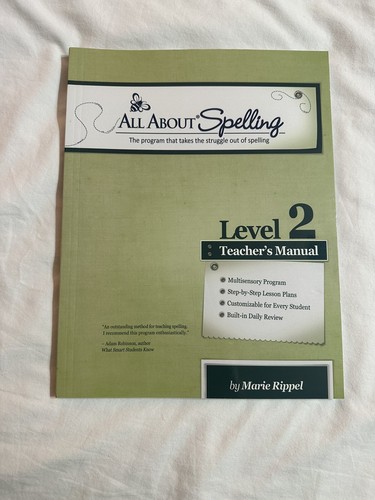 All About Spelling Level 2 Teacher's Manual