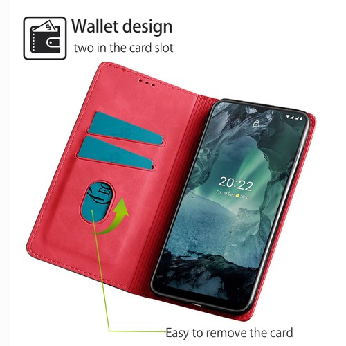 For Nokia C3 C2 C1 X71 X5 X6 5.4/2.4/3.4/5.3/1.3 Magnetic Flip Wallet Cover Case - Picture 2 of 17