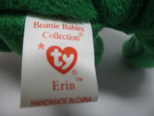 Ty Beanie Baby Erin the Bear With Tag 1997 - Picture 6 of 10