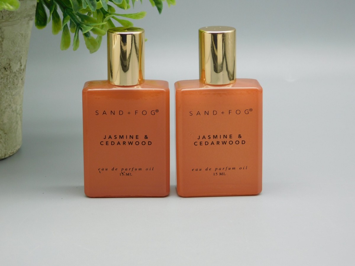 2x Sand + Fog Eau de Parfum Oil Jasmine & Ceadarwood 15 ml