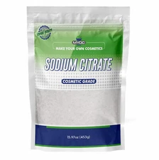 Sodium Citrate–pH Adjuster & Buffer for Skincare & DIY Formulations - 453g -907g
