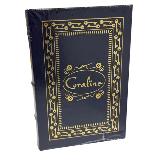 sealed Easton Press Neil Gaiman CORALINE Signed Limited Edition Leather Bound