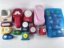Lot of CRAFT PAPER PUNCHES Varied Szs-Manufacturers-Designs-Scrapbooking-8 lbs
