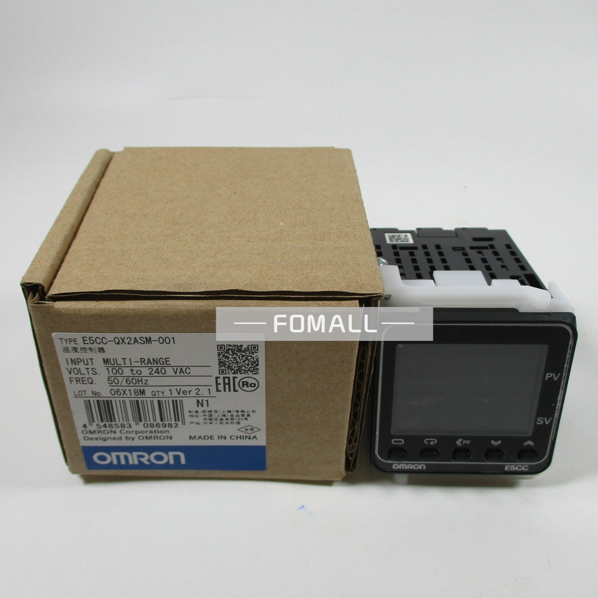 1Pcs New For OMRON Thermostat E5CC-QX2ASM-001 100-240AC 50 1Pcs New For OMRON Thermostat E5CC-QX2ASM-001 100-240AC 50