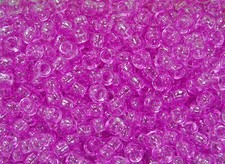 Lt. Amethyst 9x6mm Pony Beads 500pc for school church crafts hair kandi jewelry