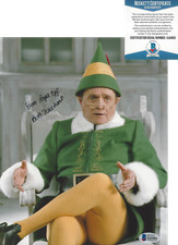 BOB NEWHART SIGNED PAPA 'ELF' 8x10 MOVIE PHOTO ACTOR SHOW PROOF BECKETT COA BAS