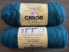 Caron Simply Soft 100 Acrylic Pagoda 0014 Teal 4 Medium 6 oz/ 170 gr New